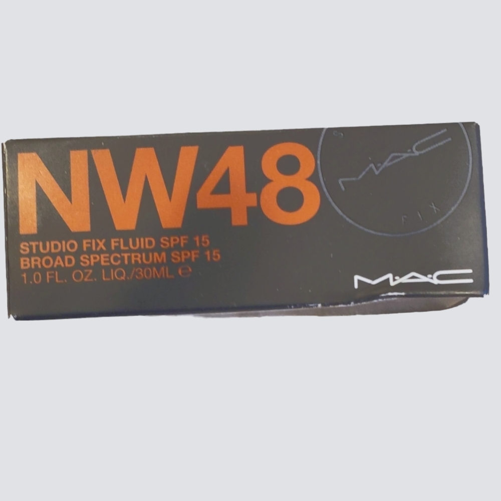 MAC NW48 Studio Fix Fluid Foundation SPF15 New 1 Ounce